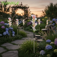 TWINKLE1 2pcs LED Garden Light, High-Efficiency Solar Panels Automatic Color Changing Solar Garden L
