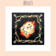 [MILIN] Milin fire barbed wire scarf ผ้าพันคอลายมิลินลวดหนามไฟ / 41 Fire Flaming Scarf
