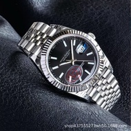 Original imported  fast shipping Laojia Datejust Series Gray Diamond Mens Watch 41mm Waterproof Blac