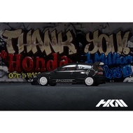 HKM 1/64 Honda Civic EG6 Pandem Rocket Bunny Advan / Black (Limited 999pcs)