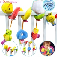 FRANCESCO Baby Rattles Mobiles For Children Activity Caterpillar Newborn Baby Toddler Bed Bell Plush Doll Spiral Crib Baby Plush Toys