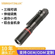 Flang Pen Lamp Small Flashlight Portable Pen Clip Annual Meeting Gift Pen Lamp Clip-on Dual Power Fl