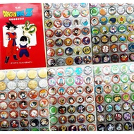 Dragon Ball Mini Menko Laser Round Paper Coin With Snacks Old Work From Japan 90s