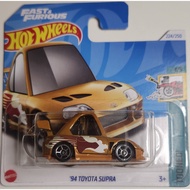 Hotwheels 94 Toyota Supra Short Card