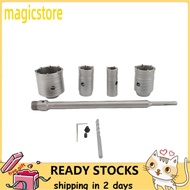magicstore Wall Hole Saw Kit 30mm 40mm 50mm 68mm Opener 320mm Connecting Rod Center Drill Set for Co