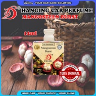 🌸 DWANGI Fresheners Mangosteen Burst Car Home Perfume Hanging Packaging Kotak Pewangi Kereta 12ml Or