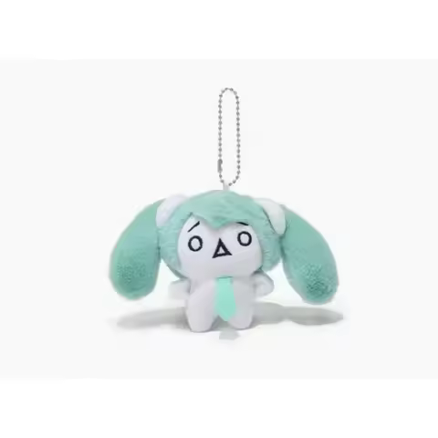 Hatsune Miku anime peripherals, cute Q-version kaomoji expressions, school bag pendants, girly besti