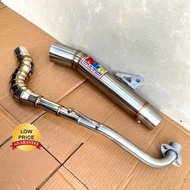 Nlk Muffler Exhaust Pipe 51MM Full Set Rs 125 Xrm Fury 125 Wave 100 110 Xrm 110 Raider j Smash 115