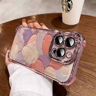 3 In1 Color Feather Case For Iphone 17ProMax 17Pro Iphone 17 Air  Iphone 17 Phone Case Soft Anti fal