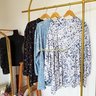 KEMEJA Nikita BLOUSE RAMPEL SHIRT Wanita LD 130 CM RAYON VISCOSE MATERIAL
