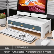 Stackable Multifunctional Computer Monitors Stand Riser With Drawer Organizer Elevated Rack