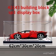 Acrylic Display Building Block Display Box 42143 Dtproof HD Display Box Building Block sp3 Car Display Box(62 * 30 * 20c