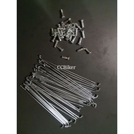 Spoke & Nipples/ Lidi Rim/ Ranting Chrome 154 157 161 168 172 184