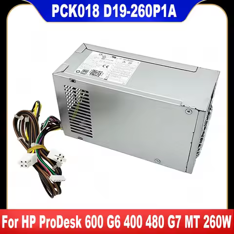 PCK018 D19-260P1A New Original For HP ProDesk 600 G6 400 480 G7 MT 260W Power Supply L70041-004 L700