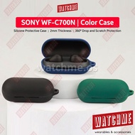 Sony WF-C700N Case, Color Series, Silicone Material (Full Cover Protect Casing For Wireless Earbuds C700N)