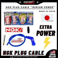 NGK Plug Cable V1B RACING “Universal“ Ignition Coil Spark Plug Iridium Power Cable Y15 LC135 RS150 E