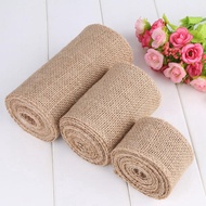 3Types Burlap Roll Decorative Jute Hessian Fabric