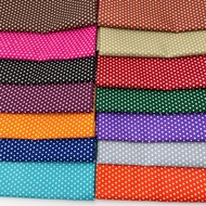 Polyester Printed  fabric / Kain  Polyester   Corak Polcadot 46"(100% Polyester)