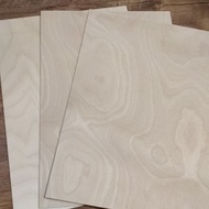 3 SHEETS BIRCHWOOD A3 SIZE 3MM