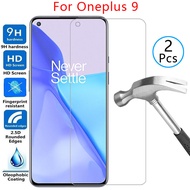 Tempered glass screen protector for oneplus 9 box cover on one plus plus 9 plus9 oneplus9 6.55 prote