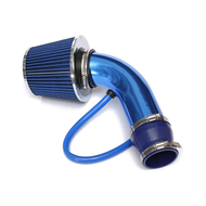 Universal Car Racing Cool Air Intake Kit 3Inch Pipe Aluminium Automotive Filter Induction Low Hose and Clamp Kits