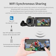 ORDRO HDR-AX60 4K 28MP Camcorder Optical Zoom Camera With AF-L Lock focus 3.5 Inch IPS Touch Screen for Live Broadcast Streaming Vlogging Video Camera