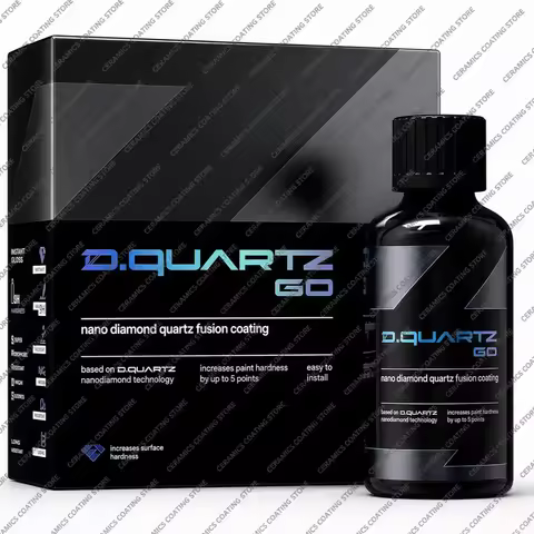 DQUARTZ GO 50ml Kit Nano Diamond Quartz Fusion Ceramic Coating for Car Care Enhanced Protection Glos