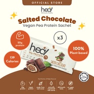 Heal Salted Chocolate Vegan Pea Protein Shake Plant Based Powder (3 Sachets) - HALAL