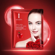 B272 มาส์กหน้าแอปเปิ้ล Venzen Apple Skin Moisture Mask 25g. หน้าสว่างใส ผิวเนียนนุ่ม ชุ่มชื้น