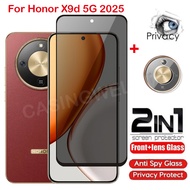 Screen Protector For Honor X9d X9c Smart X9 X9A X9B X9C 5G 2025 Private Tempered Glass Anti-Spy Full