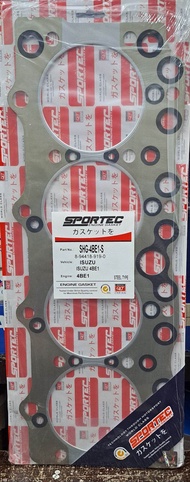 Cylinder head gasket for 4BE1 ( STEEL ) SHG-4BE1-S ( 8-94418-919-0 ) SPORTECH