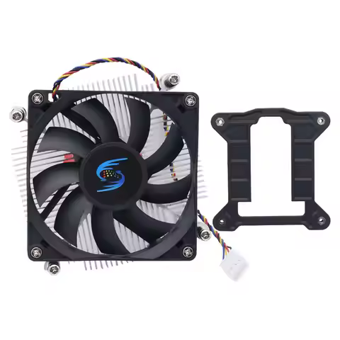 27mm ultra-thin CPU Cooler HTPC thin itx all-in-one radiator 1U server Intel 115X 1155/1156 PWM CPU 