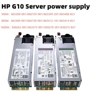 Hp G10 500W 800W 1600W Server Power Supply 866729-001 866730-001 863373- 001 DL360 G10/DL380 G10/DL3
