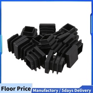 12 Pcs 15mm x 15mm Plastic Square Caps Tube Pipe Inserts End Blanking