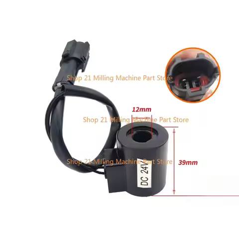 1PC For Hitachi EX55/70/60/200-6/C210/135/120 Travel Speed Solenoid Valve Coil Excavator Parts