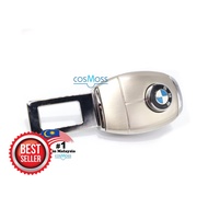 2 WAY BMW Logo Car Safety Seat Belt Buckle Insert Warning Alarm Stopper