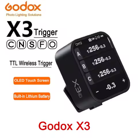 Godox X3 C/N/S/F/O Flasher Touch Screen TTL Wireless Flash Trigger for Canon Nikon Sony Olympus Fuji