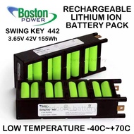 BOSTON Swing Key 422B 3.7V rechargeable lithium ion li-ion low temperature e-bike EV battery power b