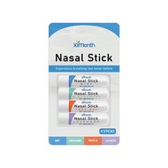 Nasal Sticks (4 Pack), Mint Nasal Inhaler Stick, Enhance Focus & Breathe Better, Provides Fresh Cool