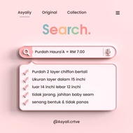 Purdah Haura A & B - Set Haura