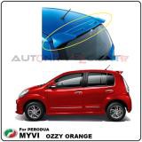 PERODUA MYVI 2015 SE OEM SPOILER WITH PAINTING (OZZY ORANGE)