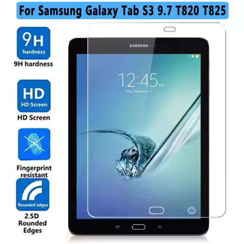 Tempered Glass For Samsung Galaxy Tab S3 SM-T820 T825 9.7 inch Tablet Screen Protector Protective Fl