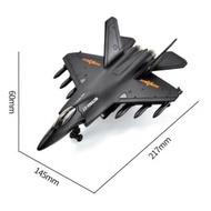 gmrorich โมเดลเครื่องบินรบ J-31 FIGHTER โครงสร้างเหล็ก มีไฟ-มีเสียง มีลาน-วิ่งได้ เครื่องบินของเล่น 