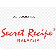 SECRET RECIPE CASH VOUCHER RM 3