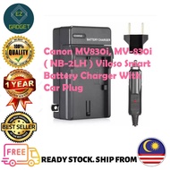 Canon MV830i, MV-830i ( NB-2LH ) Viloso Smart Battery Charger With Car Plug