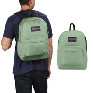 Jansport Bag Superbreak Plus Backpack Light Matte Green 26L Large Capacity ACS JS0A4QUE96D