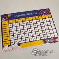 Time Table Board Can Be Hanged