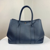 愛馬仕 Hermes Garden Party 36 黑銀花園包 大容量實用百搭 尺寸：36*26*18