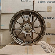 [4PCS] New Sport Rim 15inch ZE40 15X6.5JJ ET40 4H100 Matt Bronze