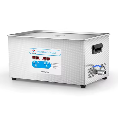22L Ultrasonic Cleaner 40kHz Ultrasonic Bath Heated Ultrasonic Cleaning Machine for Carburetor, Jewe